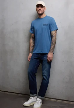 Shirt met gemêleerde look