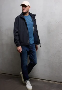 Shirt met gemêleerde look
