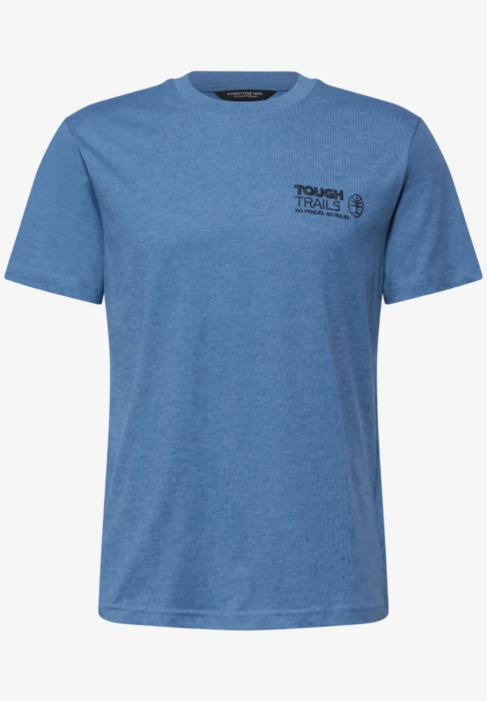 Shirt met gemêleerde look