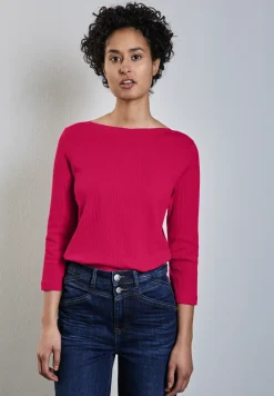 Shirt met geribbelde structuur