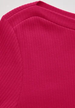 Shirt met geribbelde structuur