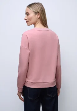 Shirt met geribd detail