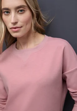 Shirt met geribd detail