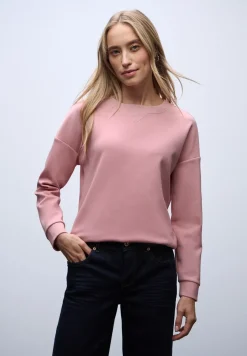 Shirt met geribd detail