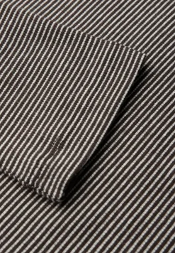 Shirt met geribde structuur