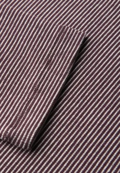 Shirt met geribde structuur