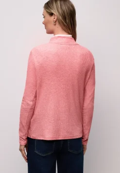 Shirt met geribde structuur