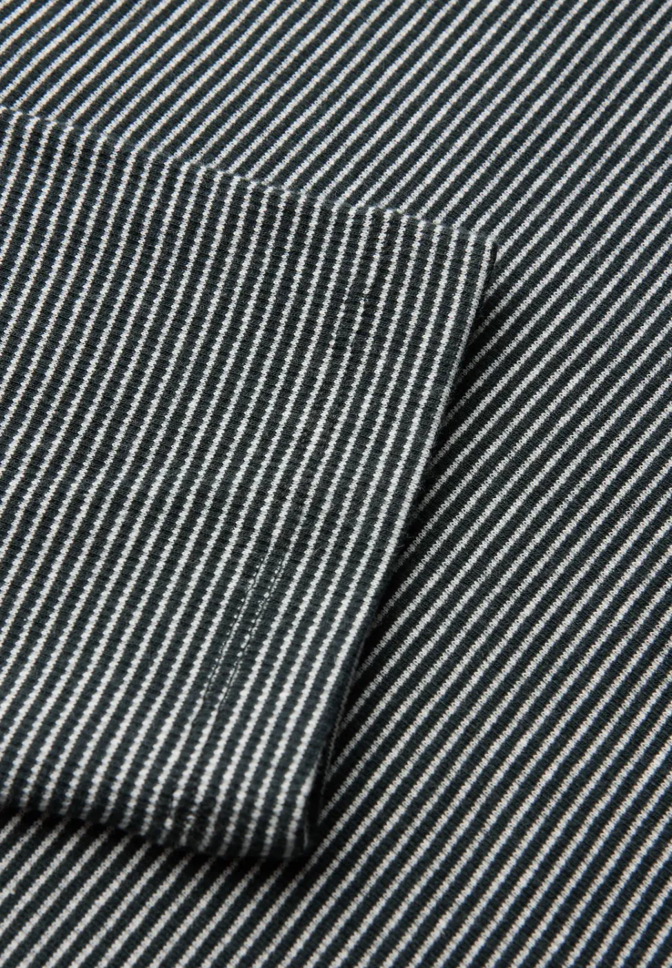 Shirt met geribde structuur