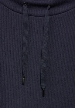 Shirt met gestreepte textuur