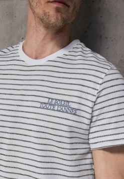 Shirt met gestructureerde strepen