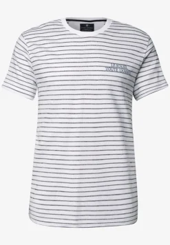 Shirt met gestructureerde strepen