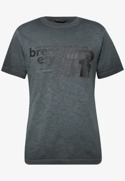 Shirt met gewassen look