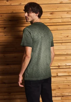 Shirt met gewassen look