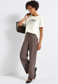 Shirt met glinsterende print