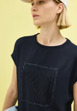 Shirt met glitterprint
