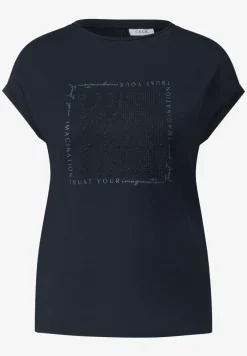 Shirt met glitterprint