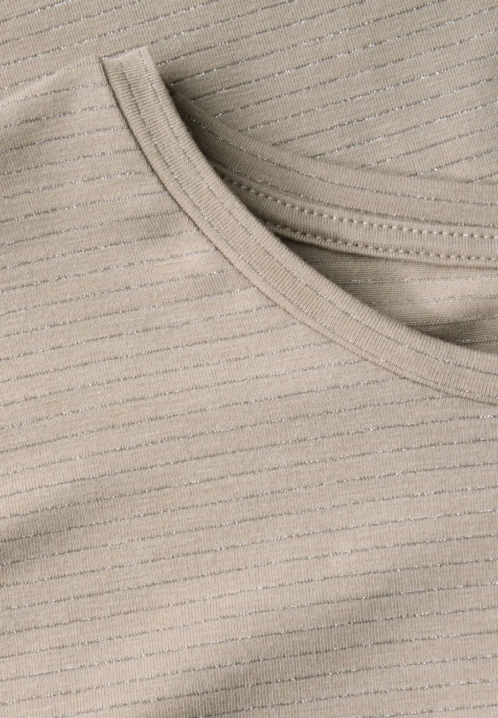 Shirt met glitterstrepen
