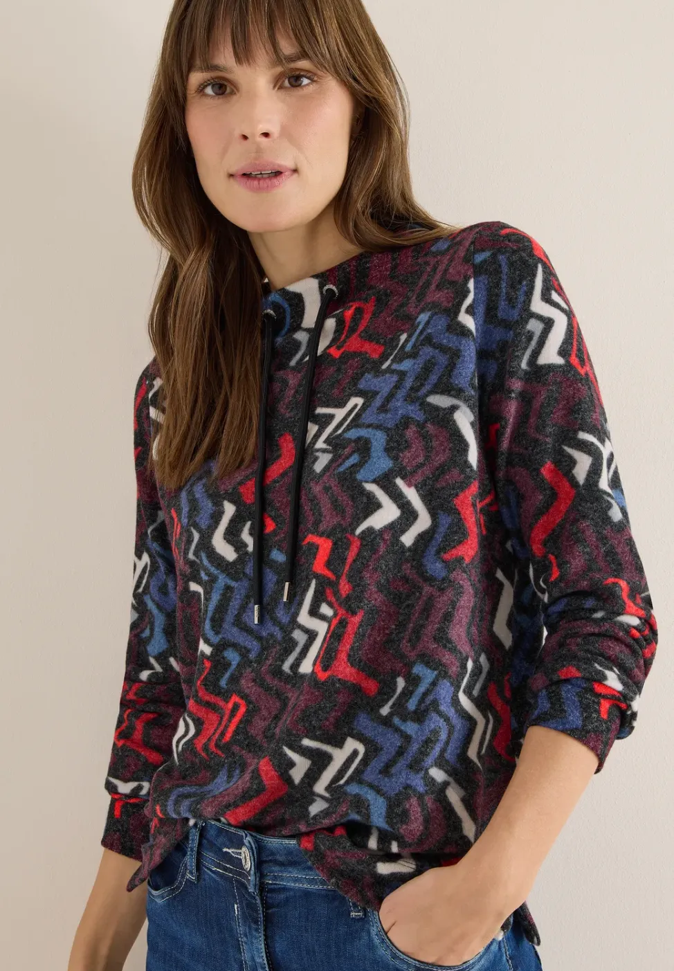 Shirt met grafisch patroon