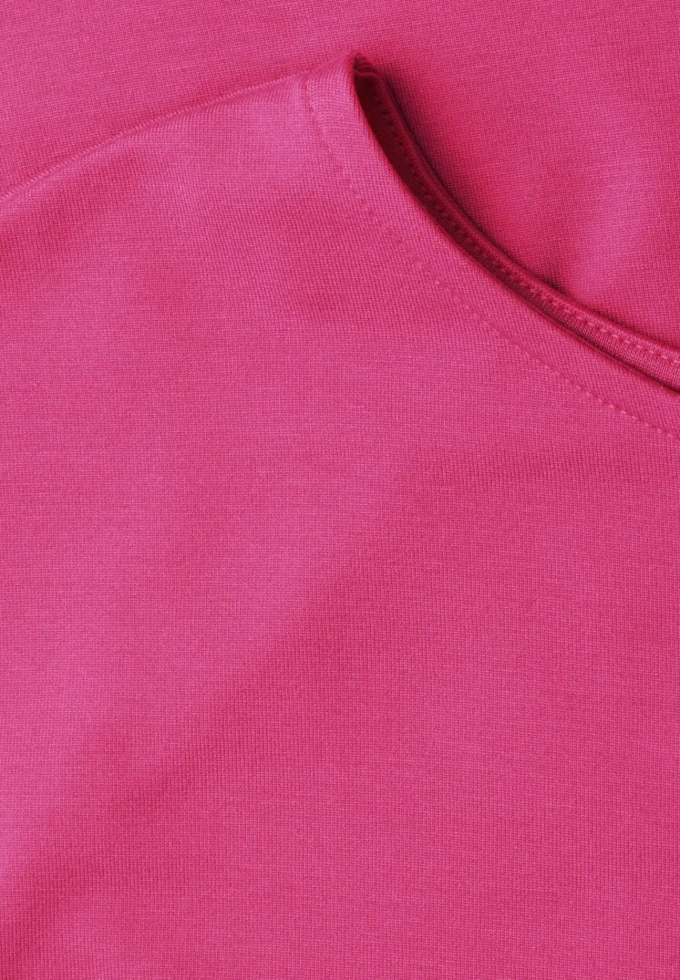 Shirt met hangende schouders en boothals