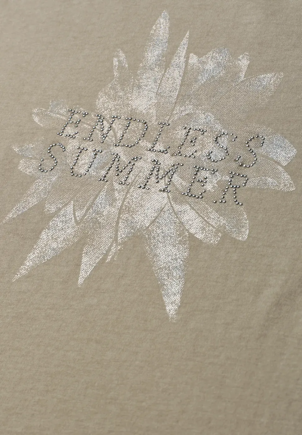 Shirt met hangende schouder en artwork