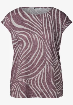 Shirt met hangende schouders in burnout-look