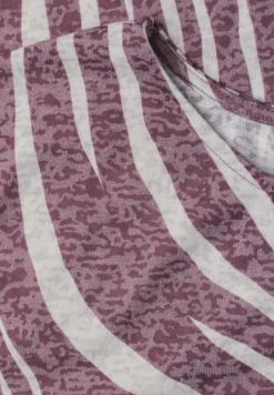 Shirt met hangende schouders in burnout-look
