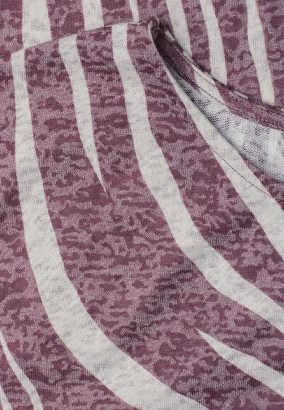 Shirt met hangende schouders in burnout-look