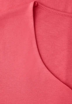 Shirt met hartvormige halslijn