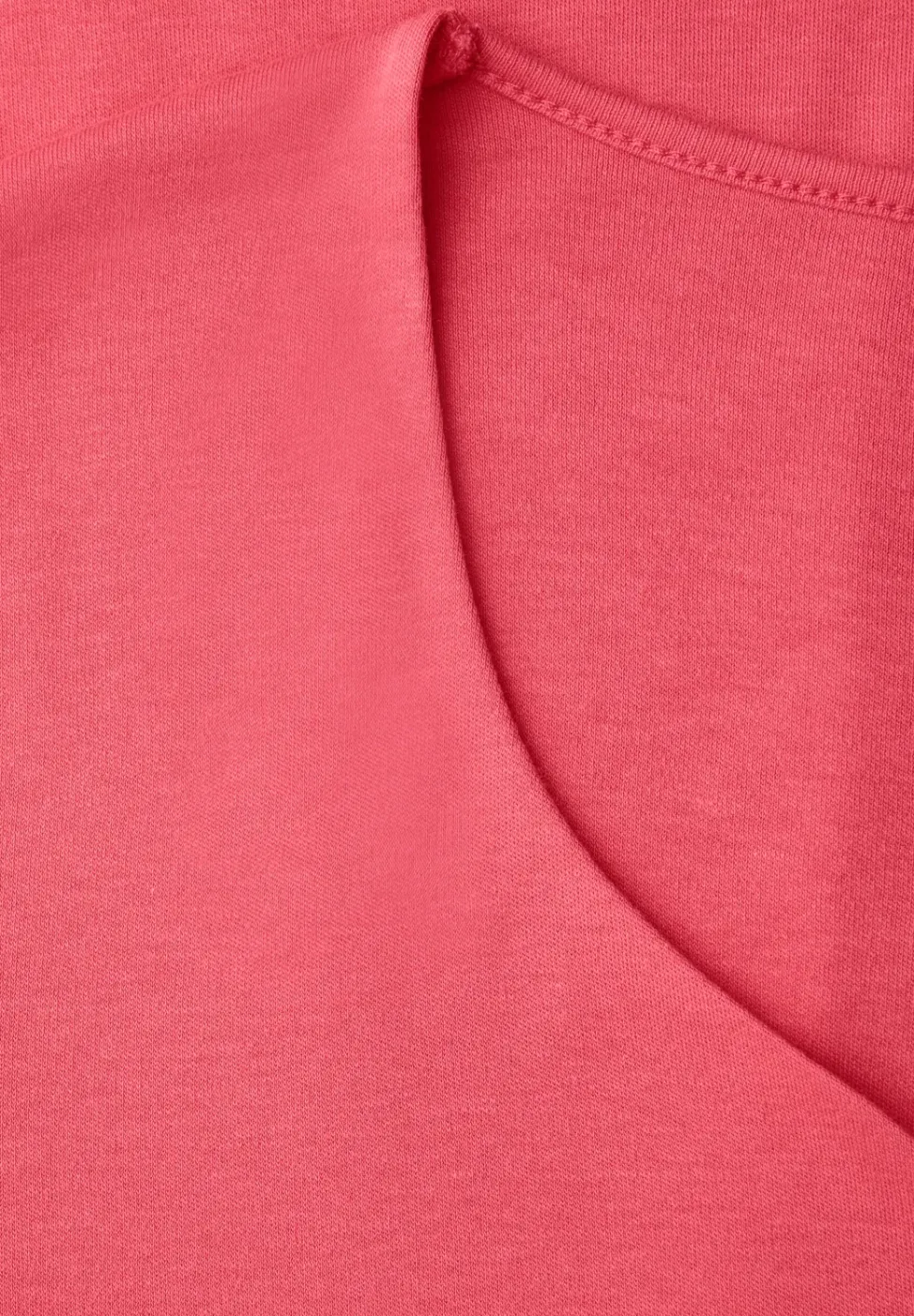 Shirt met hartvormige halslijn
