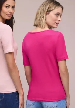 Shirt met hartvormige halslijn in een pak van 2