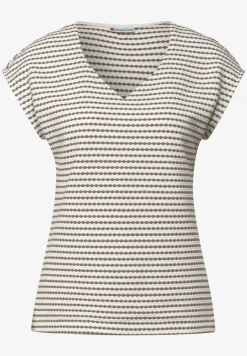 Shirt met hartvormige halslijn