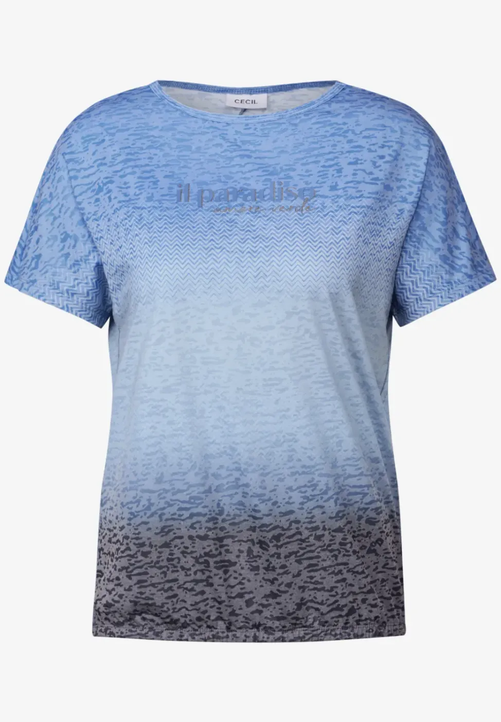 Shirt met kleurverloop