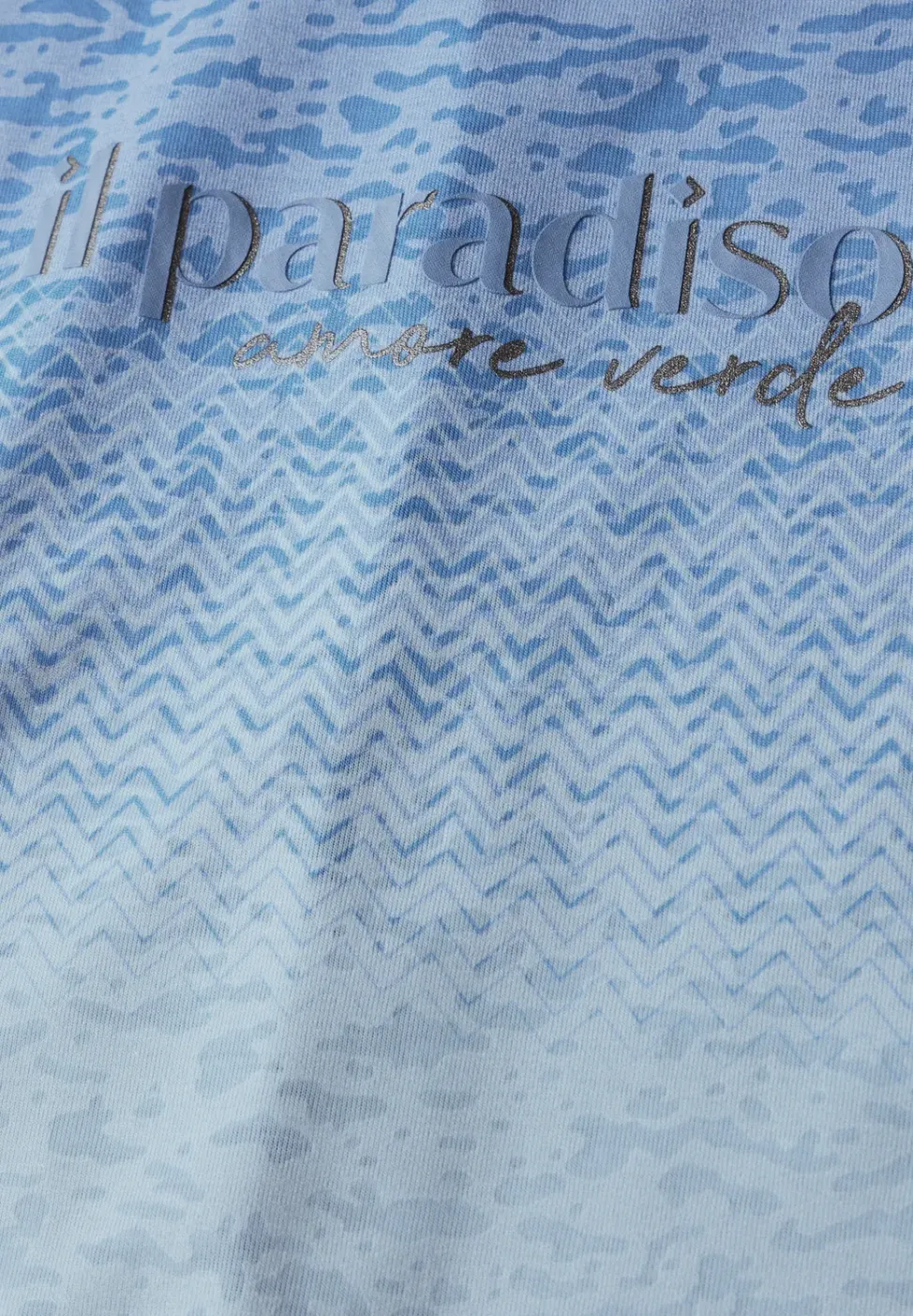 Shirt met kleurverloop
