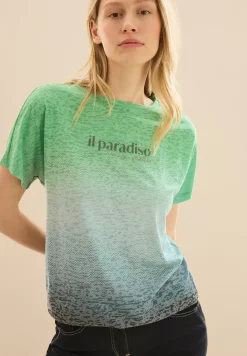 Shirt met kleurverloop