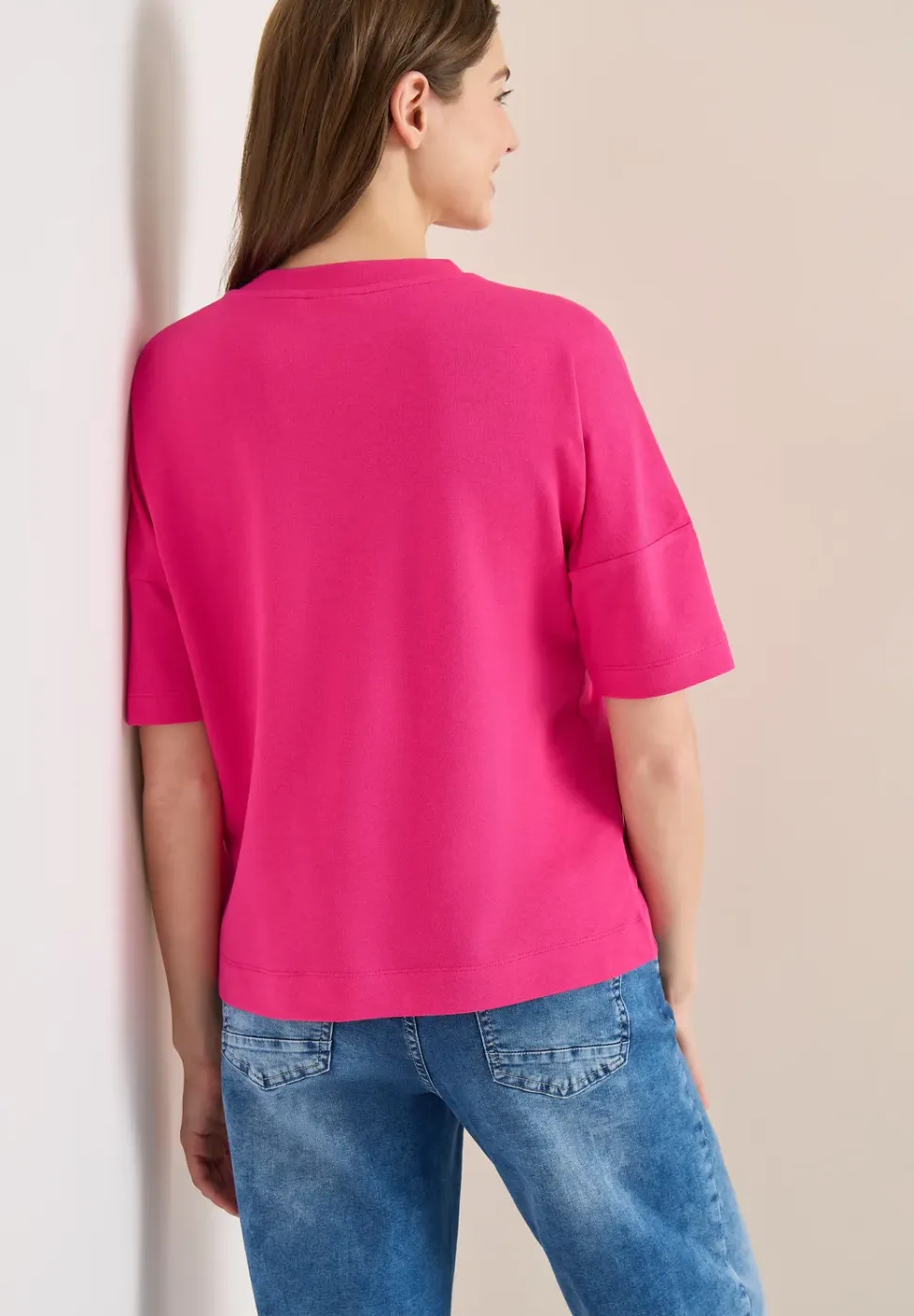 Shirt met knoopdetail