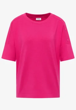 Shirt met knoopdetail