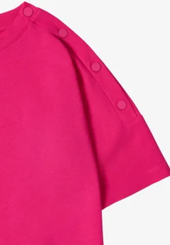 Shirt met knoopdetail