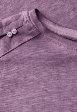 Shirt met knoopdetail