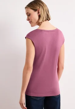 Shirt met knoopdetail