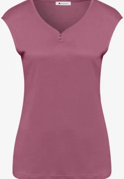 Shirt met knoopdetail