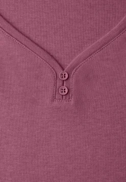 Shirt met knoopdetail