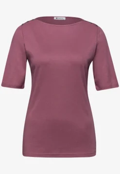Shirt met knoopdetail