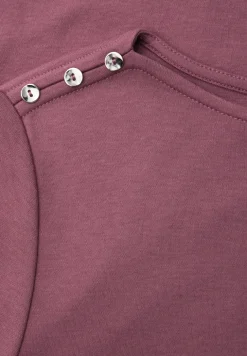 Shirt met knoopdetail