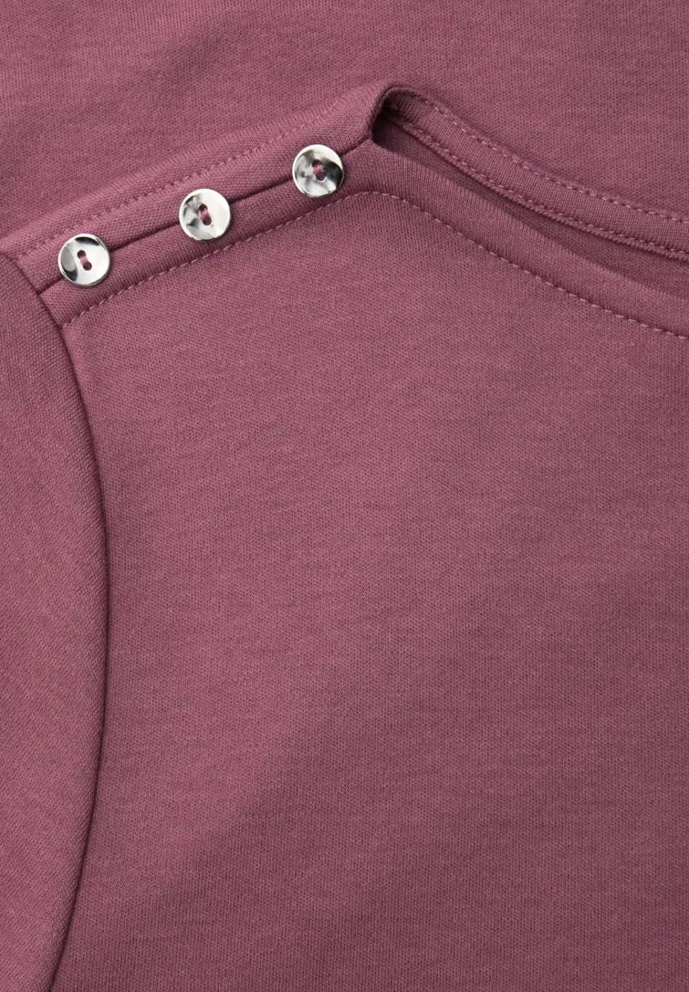 Shirt met knoopdetail