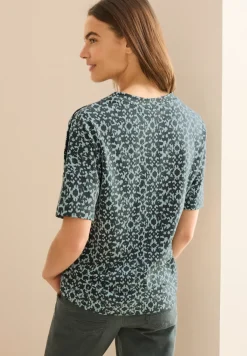 Shirt met knoopdetail