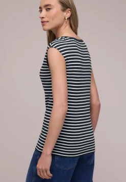 Shirt met knoopdetail
