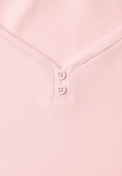 Shirt met knoopdetail