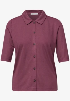 Shirt met korte mouwen en knoopsluiting