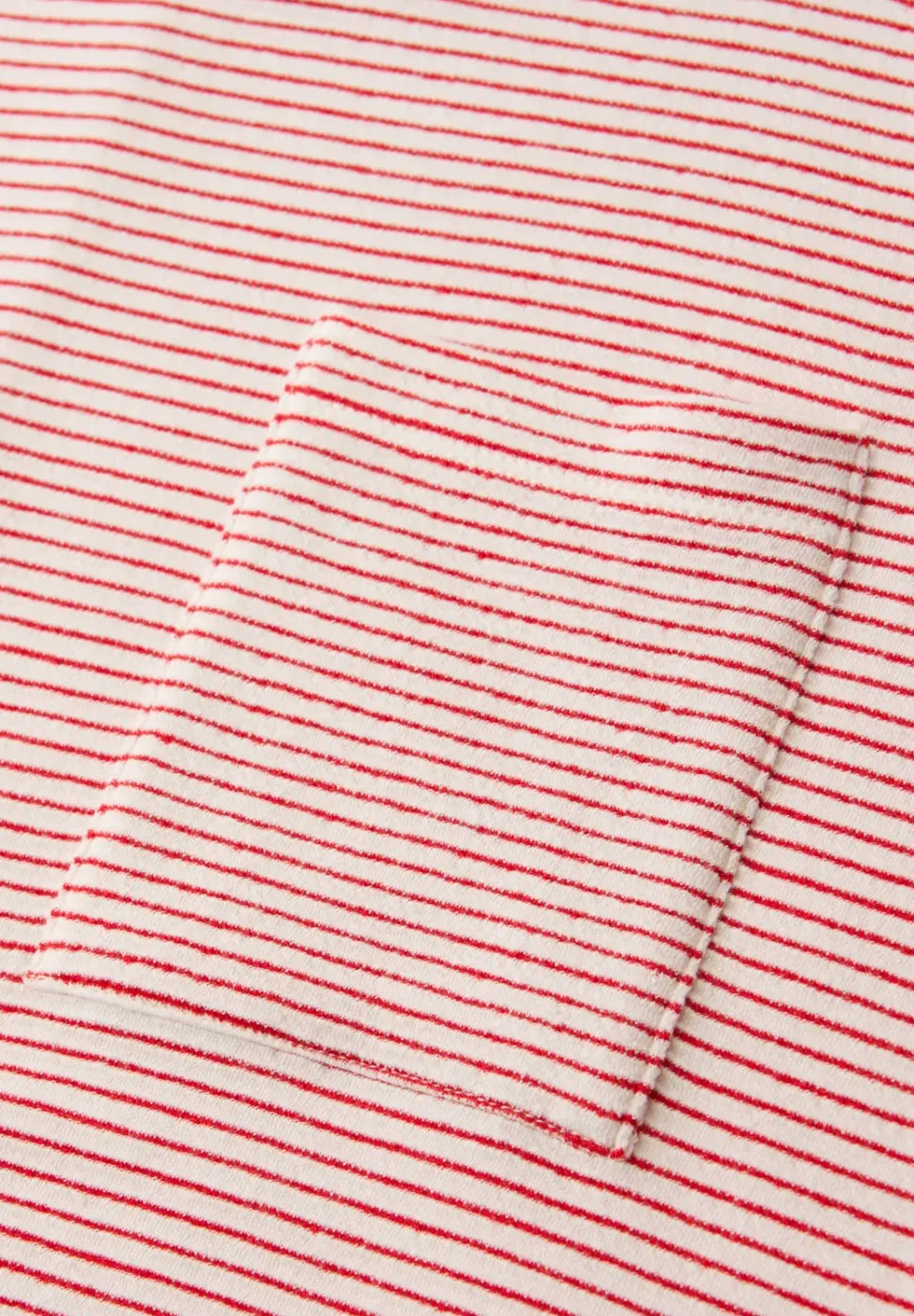 Shirt met korte mouwen en gestructureerde strepen