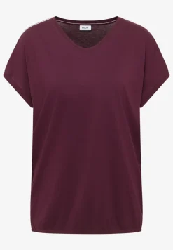 Shirt met korte mouwen en banddetail